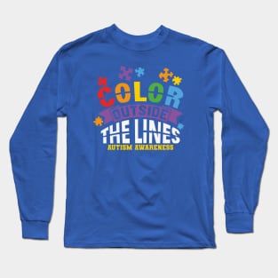 Autism Awareness - Go Blue for Autism Long Sleeve T-Shirt